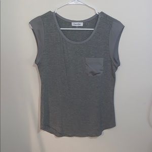 calvin klein simple short sleeve tee